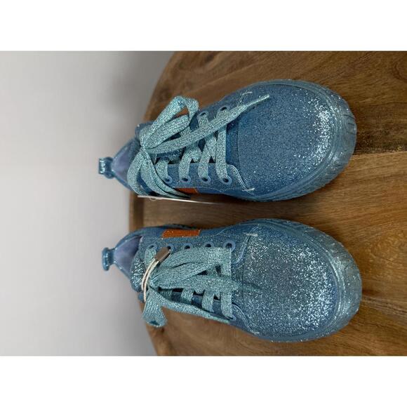 NWB OPENING CEREMONY La Cienega Glitter Lace Up Platform Sneakers Size 5 - Picture 12 of 13